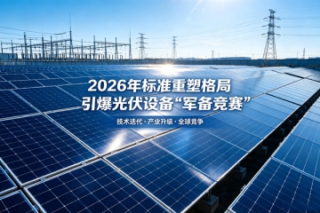 2026年标准重塑格局引爆光伏设备“军备竞赛”